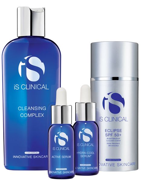 Pure Clarity Collection
Cleansing Complex 180 ml, Active Serum 15 ml, Hydra-Cool Serum 15 ml, Eclipse SPF 50+ 100 g Kit