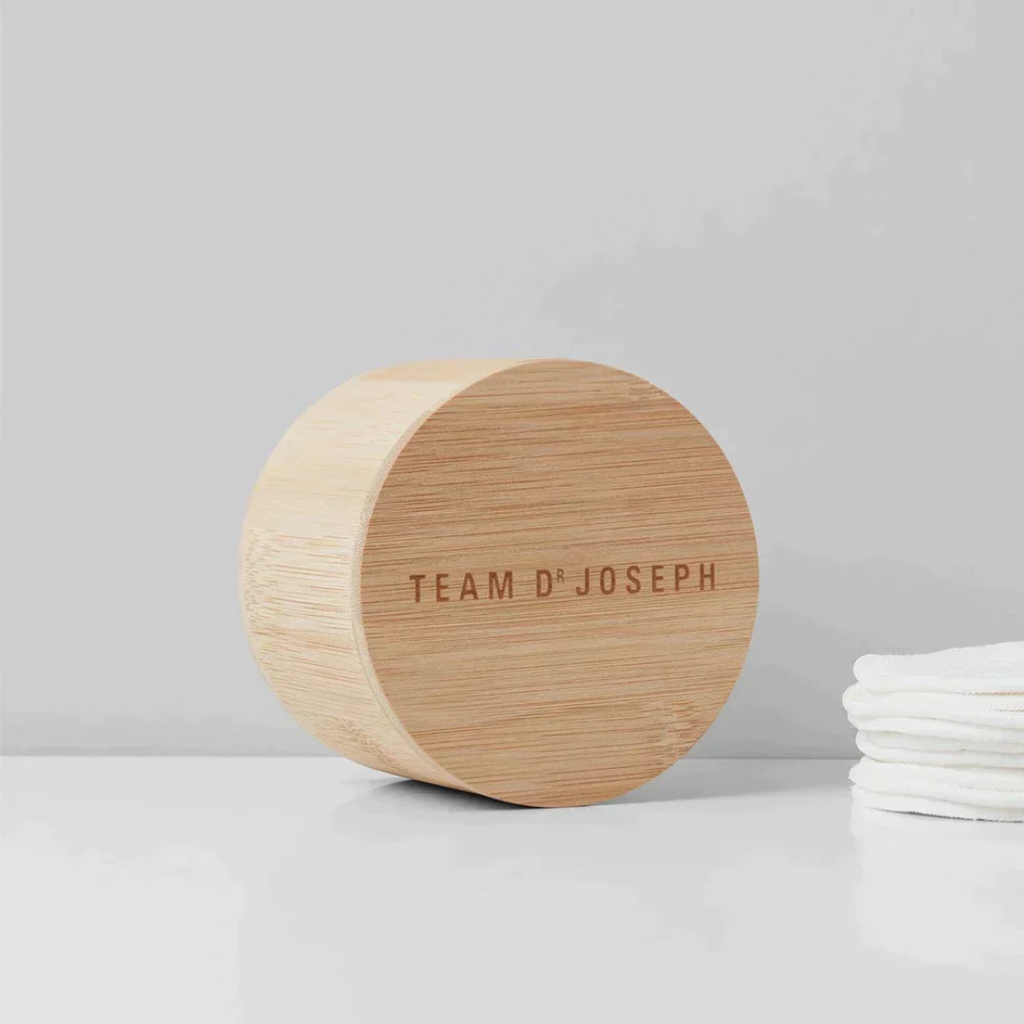 Washable Reusable Make-up Removal Pads 10 stk + vaskepose + bambus box 200 ml