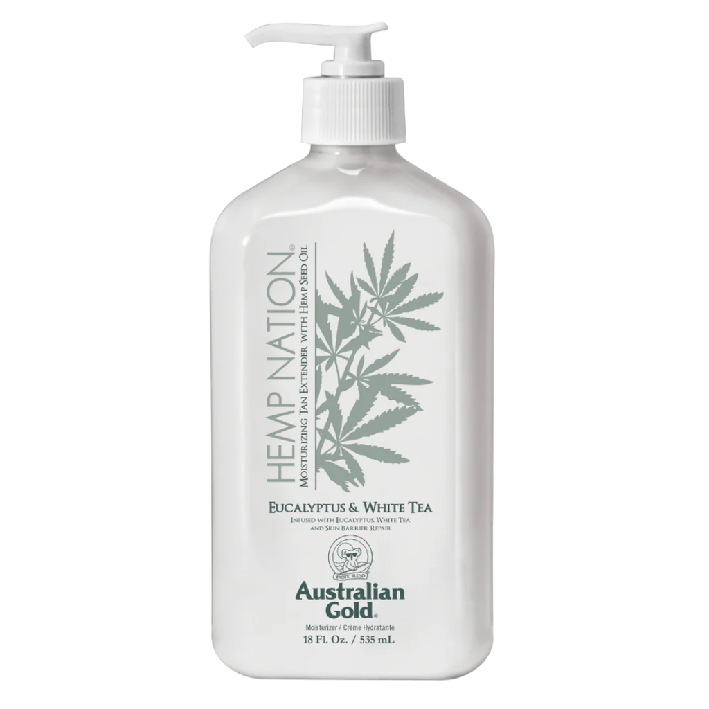 Hemp Nation Moisturizing Tan Extender - Eucalyptus & White Tea 535 ml. 