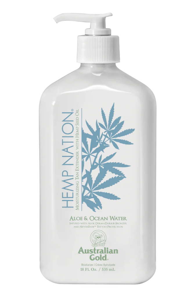 Hemp Nation Moisturizing Tan Extender - Aloe & Ocean Water 535ml