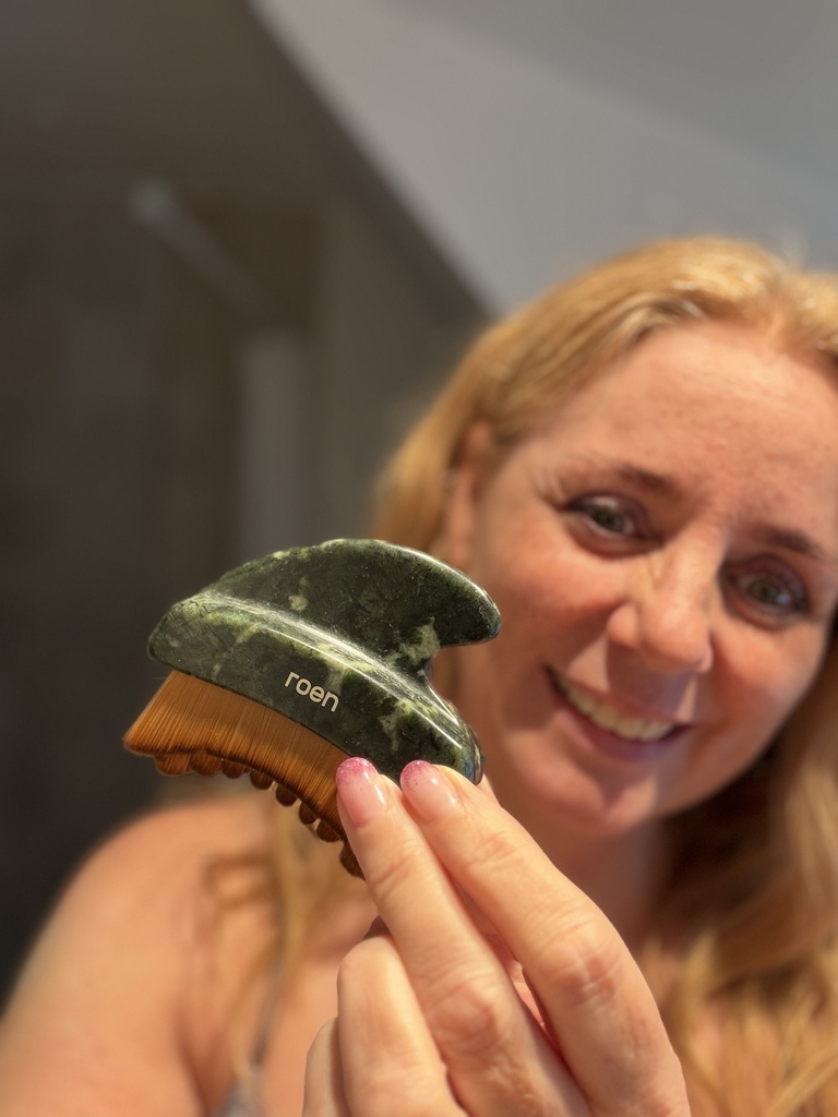 Lymfebørste med Gua Sha