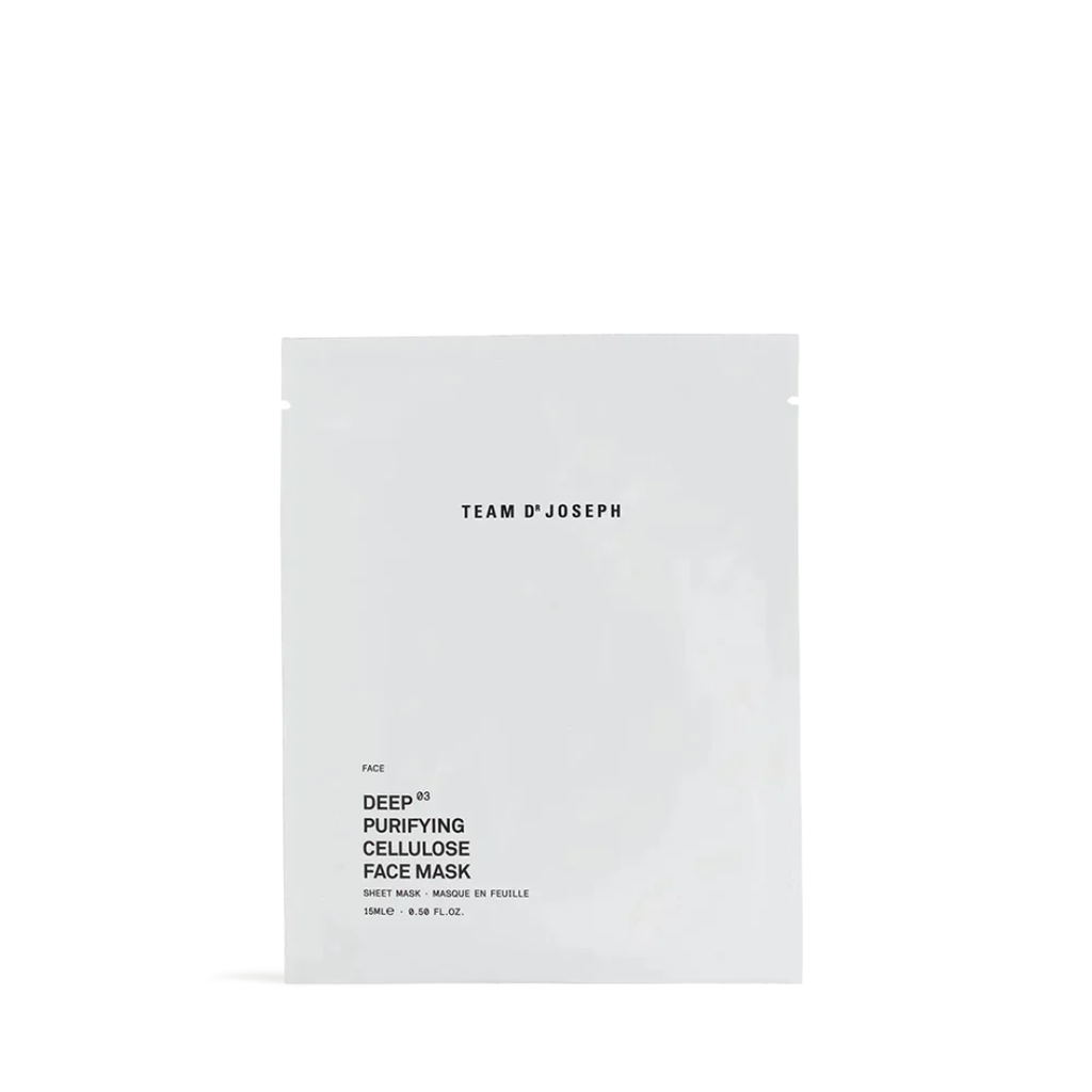 Deep purifying cellulose face mask 1 stk