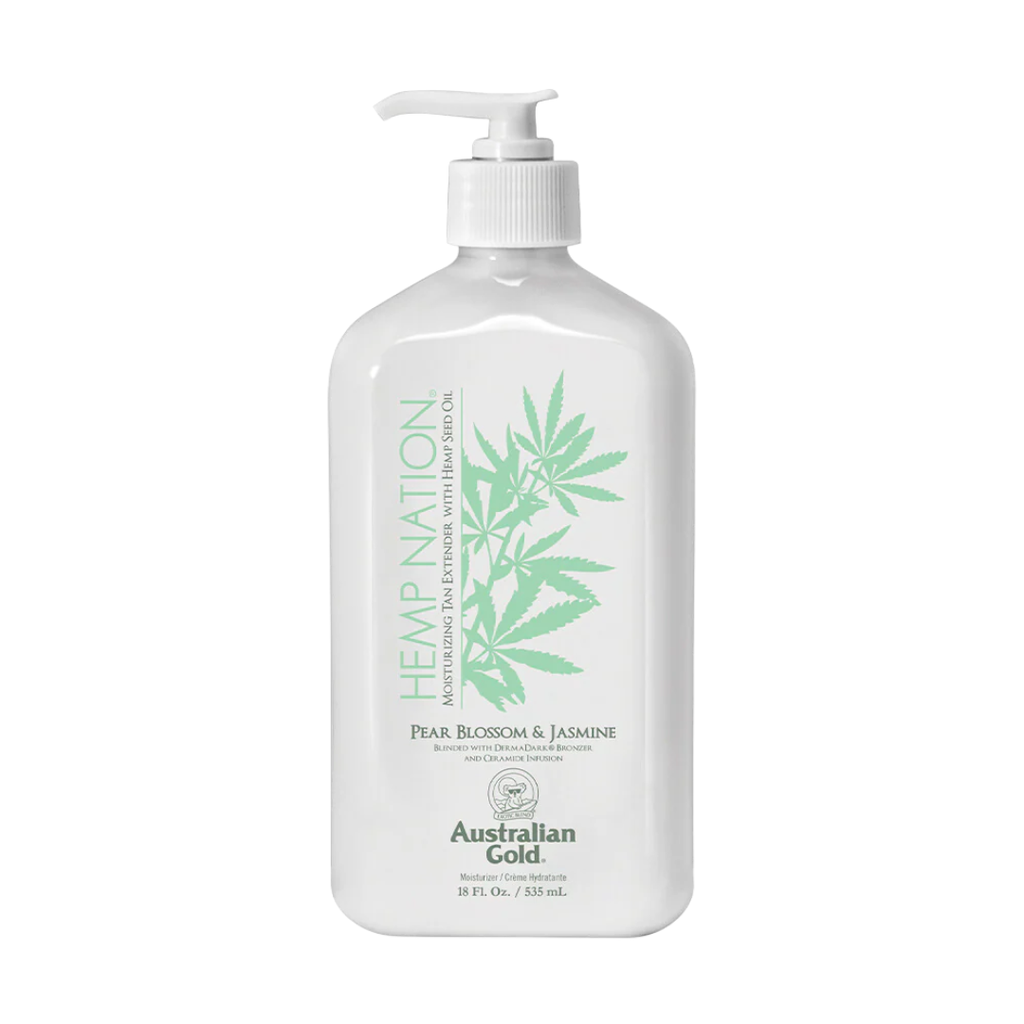 Hemp Nation Moisturizing Tan Extender - Pear Blossom & Jasmine, 535 ml.