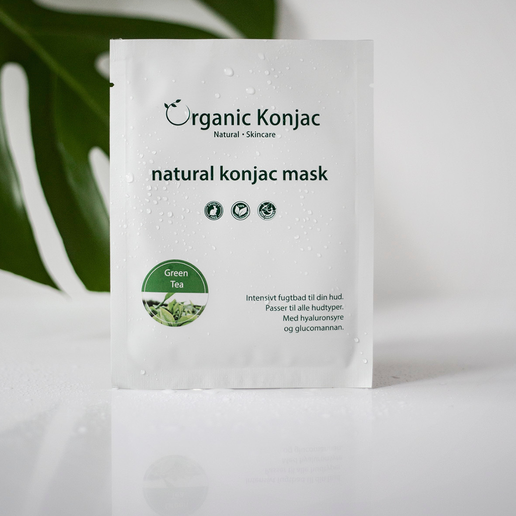 Organic Konjac Mask - Green Tea