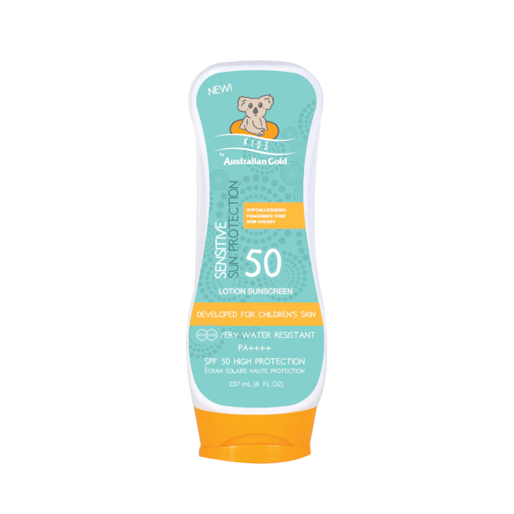 Solcreme Lotion, faktor 50 Kids 237 ml.
