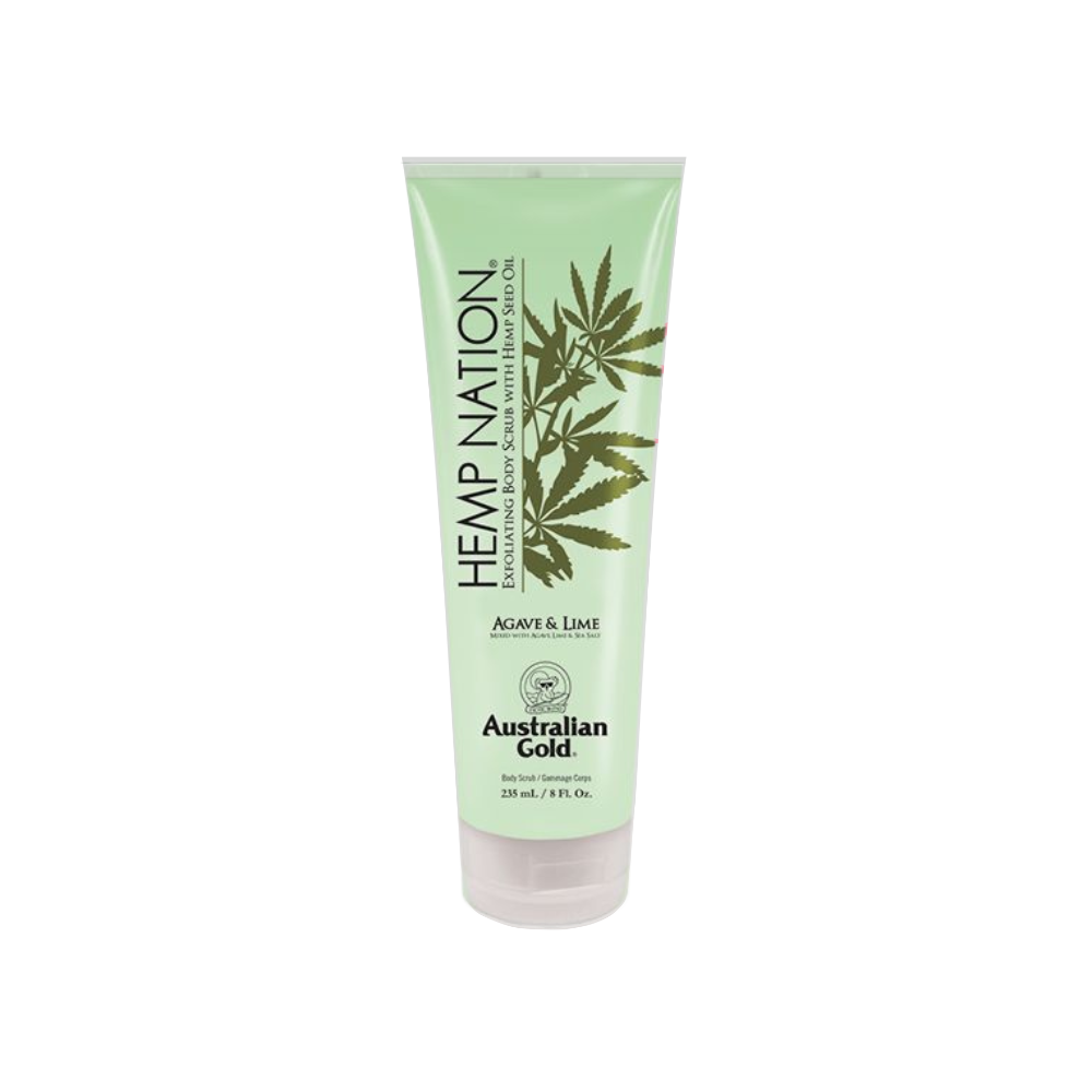 Hemp Nation Exfoliating Body Scrub - Agave & Lime 235 ml.